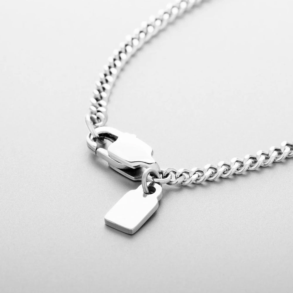 Fine Chain Necklace (White Gold)
