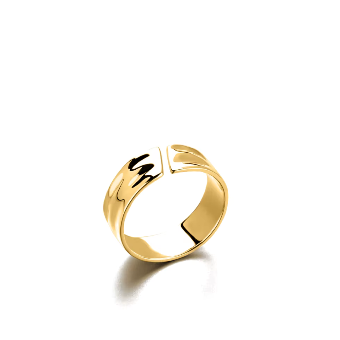 Ripple Effect Ring (Gold) – Ackrab